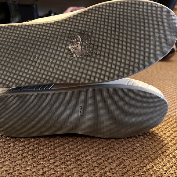 Prada white leather high top tennis shoes size 40.5 - Picture 11 of 15